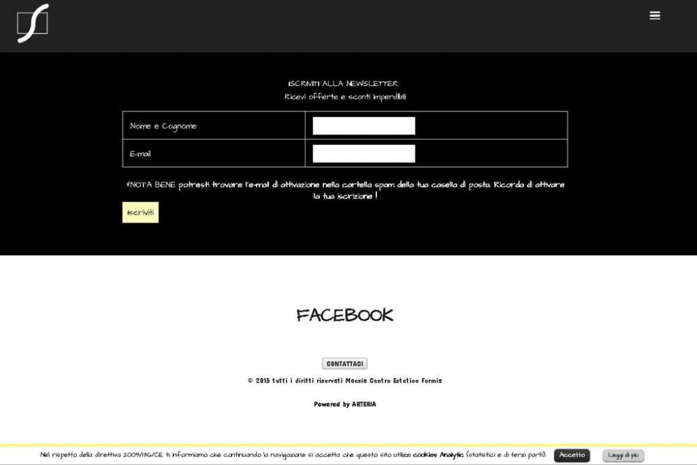 Realizzazione strumento web newsletter e blog